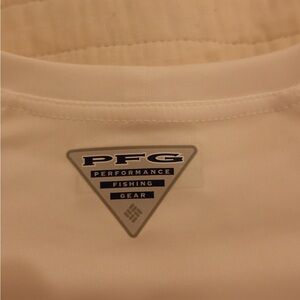 Columbia Men's White Long Sleeve Shirt